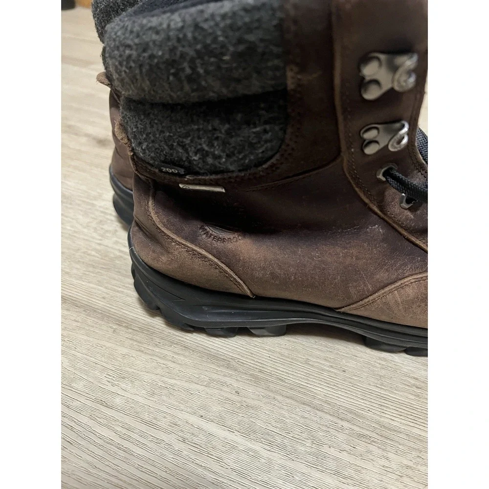TIMBERLAND MEN'S A186R CHILLBERG WP INSULATED BOOT BROWN‎ FULL GRAIN Size 11